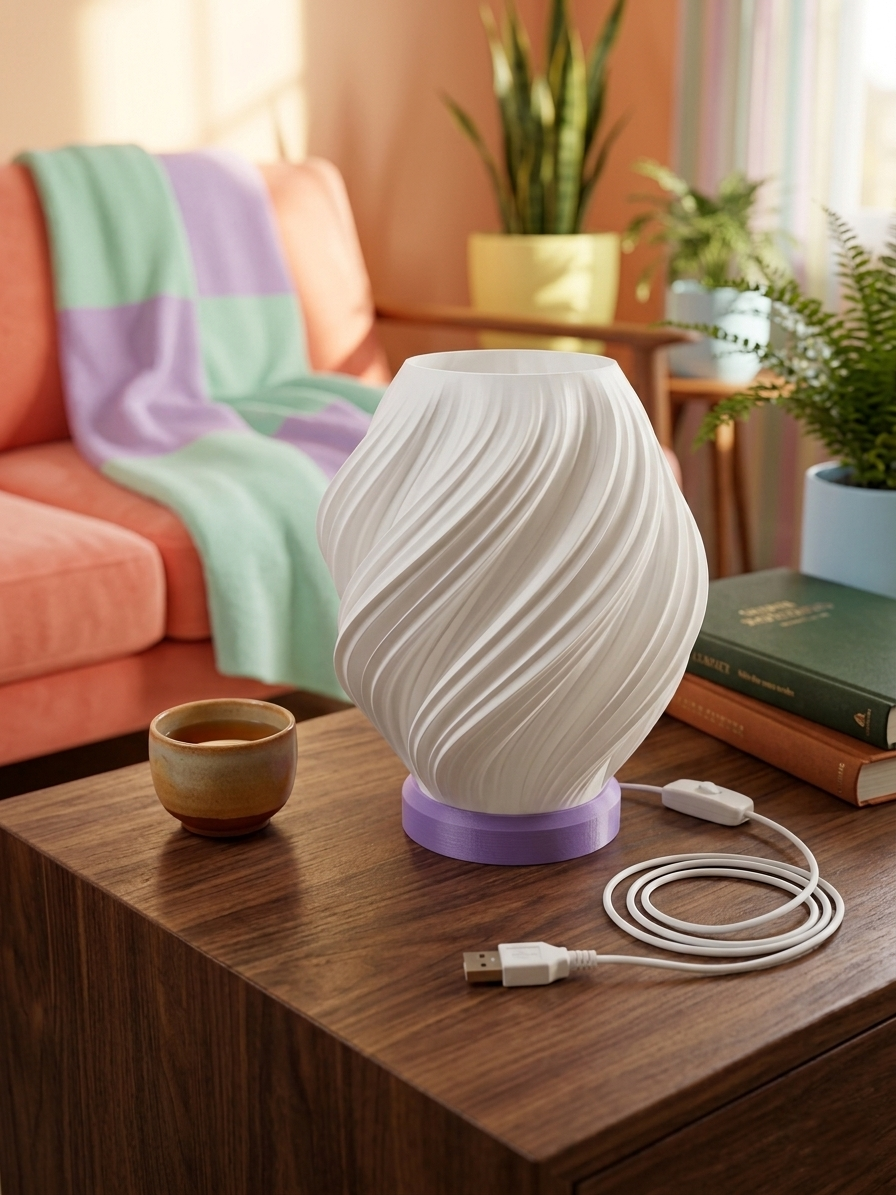 Aura Twist Masa Lambası