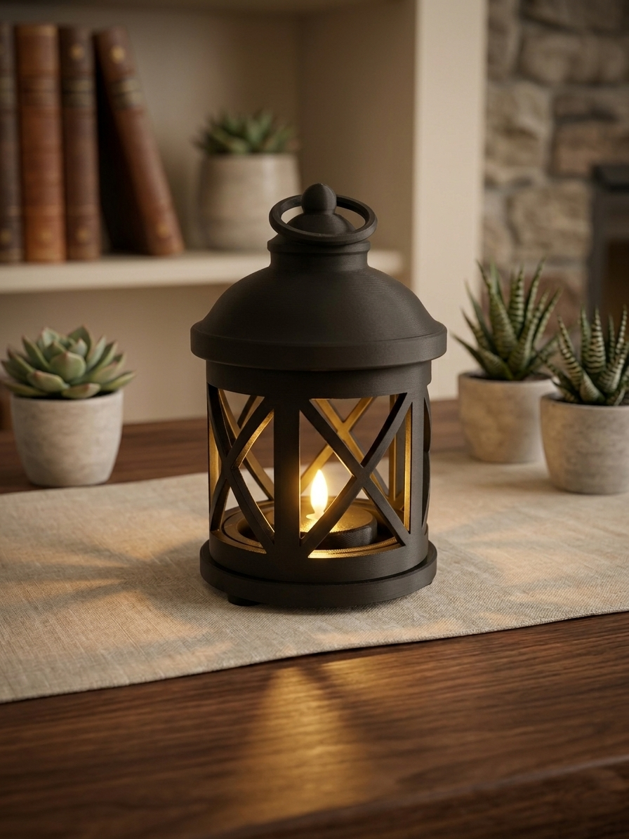 Led Tealight Uyumlu Dekoratif Lantern Lamba