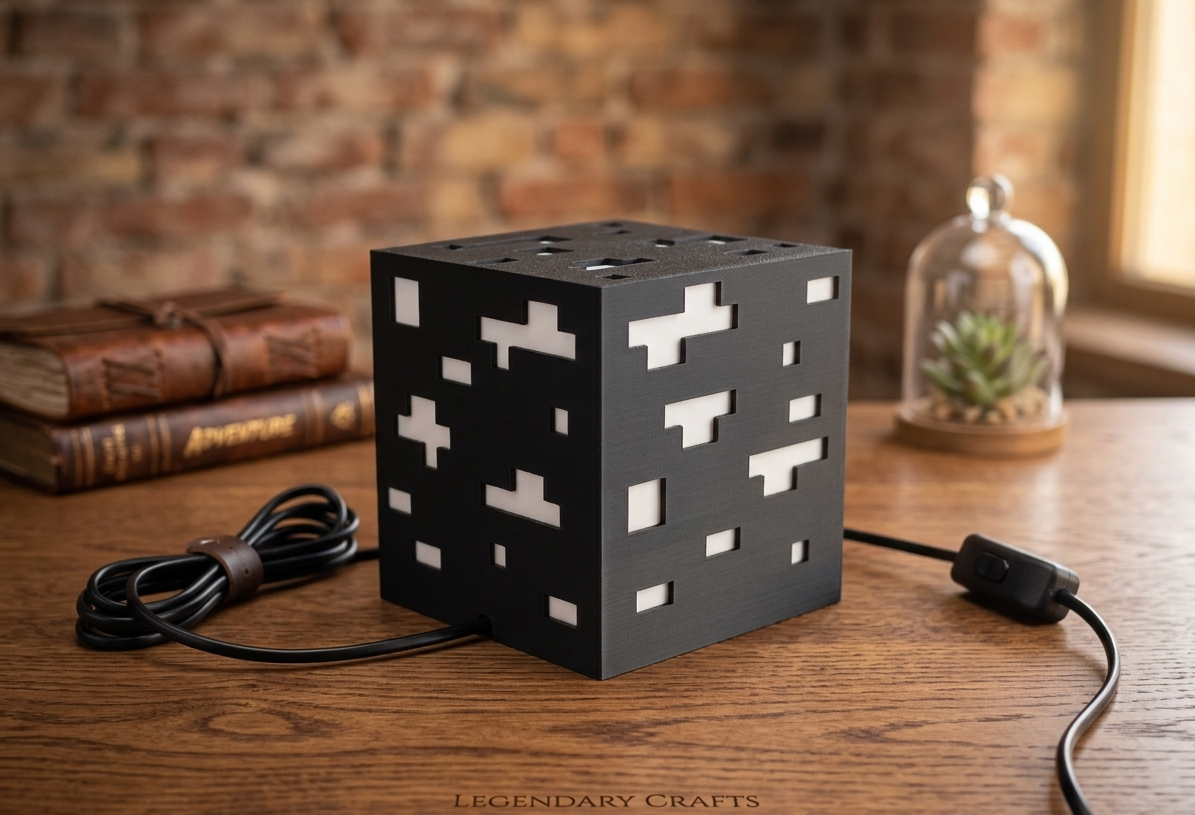Minecraft Dekoratif Gece Lambası